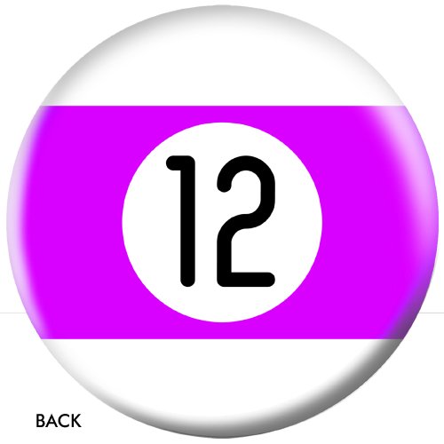 OnTheBallBowling Billiard Purple Stripe 12 Ball Alt Image