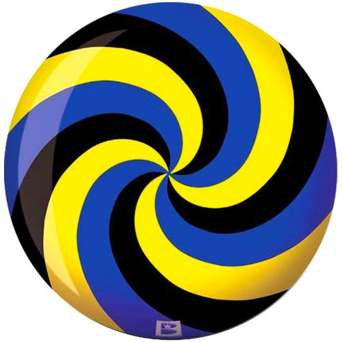 Brunswick Spiral Glow Viz-A-Ball Yellow/Black/Blue Main Image