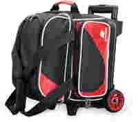 Ebonite Transport Single Ball Roller Red Bowling Bags