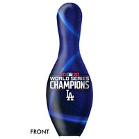 OnTheBallBowling MLB Los Angeles Dodgers 2020 World Series Champs Blue Streak Pin MAIN Image
