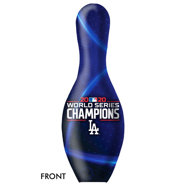 OnTheBallBowling MLB Los Angeles Dodgers 2020 World Series Champs Blue Streak Pin MAIN Image - Main Image
