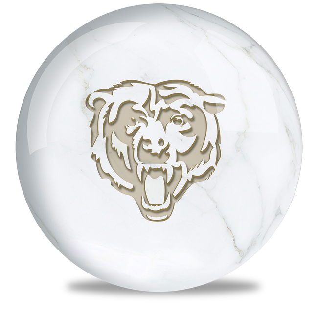 OnTheBallBowling NFL Chicago Bears Marble Ball MAIN Image - Main Image
