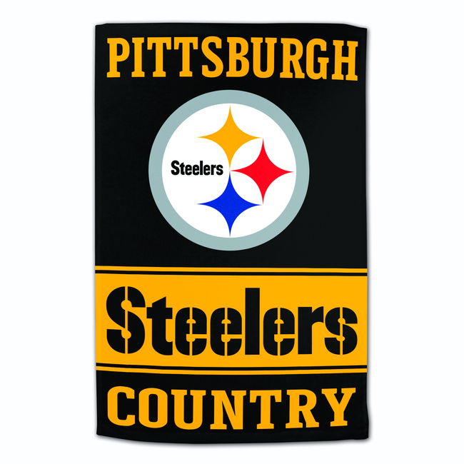 NFL Towel Pittsburgh Steelers 16X25 MAIN Image - Main Image