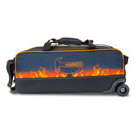 Hammer Dyesub Triple Tote Flame Bowling Bags