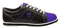 BSI Womens Classic Black/Purple Bowling Shoes