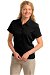 Review the Port Authority Womens Easy Care Camp Shirt Black
