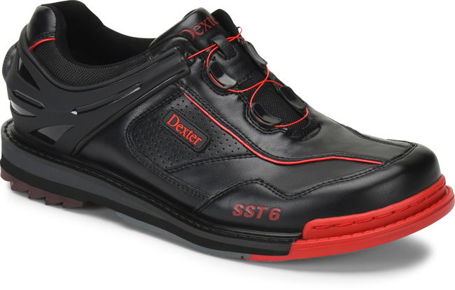 Dexter Mens SST 6 Hybrid BOA Black/Red Right Hand MAIN Image - Main Image