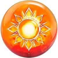 Brunswick Sun and Moon Viz-A-Ball Bowling Balls