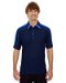 Review the Ash City Mens Sonic Performance Polo Night/Light Nautical Blue