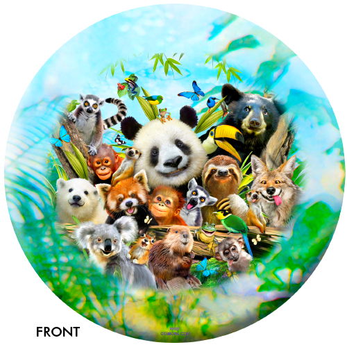 OnTheBallBowling Zoo Friends Ball MAIN Image - Main Image