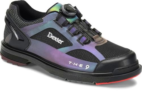 Dexter THE 9 HT BOA Black/Colorshift Unisex Bowling Shoes FREE SHIPPING