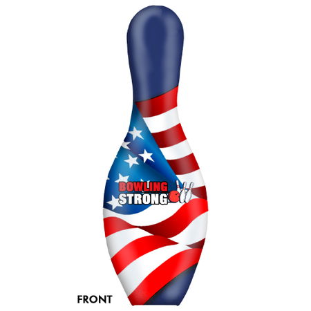 OnTheBallBowling Bowling Strong Flag Pin Main Image