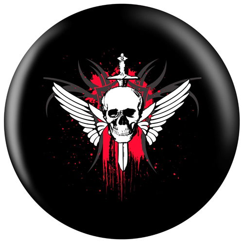 OnTheBallBowling Winged Skull MAIN Image - Main Image