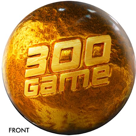 OnTheBallBowling 300 Game Gold Award Ball Main Image