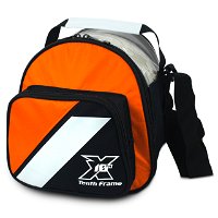 Tenth Frame Deluxe Add-On Bag Black/Orange Bowling Bags