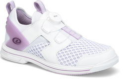 Dexter Womens Pro BOA White/Lavender Right Hand Bowling Shoes