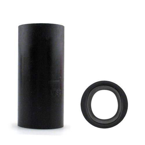 VISE Pro V2 Vinyl Oval Thumb Inserts Black MAIN Image - Main Image
