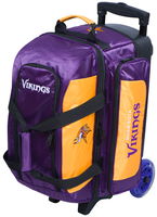 KR Strikeforce NFL Double Roller Minnesota Vikings Bowling Bags