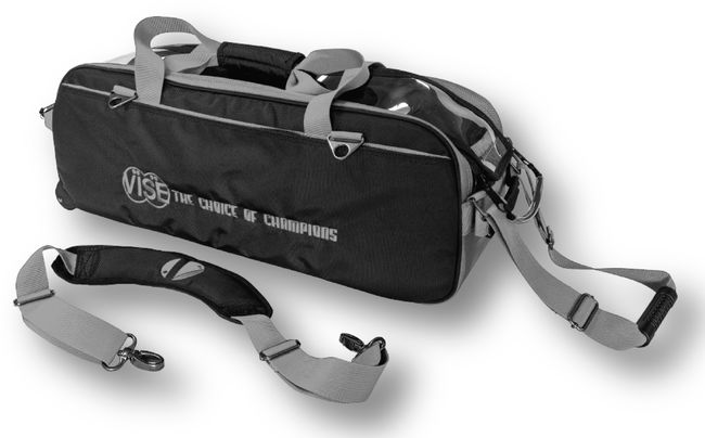 Vise 3 Ball Clear Top Roller/Tote Black/Silver MAIN Image - Main Image