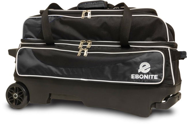 Ebonite Transport Triple Roller Black/White MAIN Image - Main Image