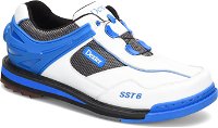 Dexter Mens SST 6 Hybrid BOA White/Blue Wide Width Right Hand Bowling Shoes