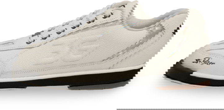 3G Mens Racer White/Holo Right Hand Wide Width Bowling Shoes +