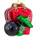 Review the 4" Noble Glass Bowling Bag Ornament