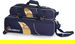 Review the 900Global Deluxe 3 Ball Airline Roller/Tote Blue/Gold