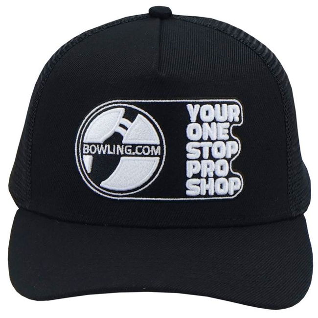 Bowling.com Hat Black/White