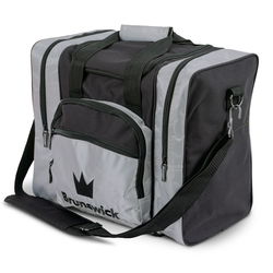 Brunswick Edge Single Tote Silver Bowling Bags