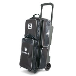 Brunswick Edge Triple Roller Black Bowling Bags