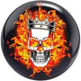 Sale Priced Ball: Brunswick Flaming Skull Viz-A-Ball