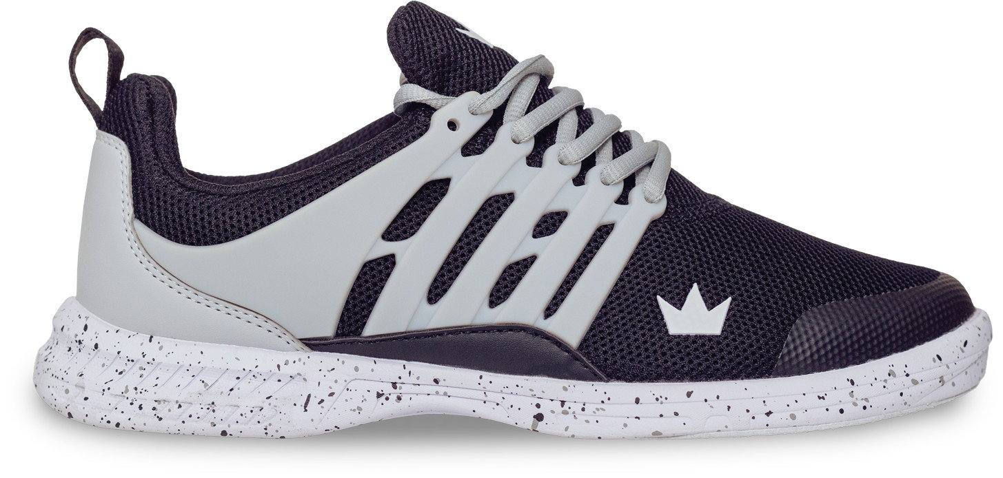 Brunswick Mens Avalanche Black/Grey Bowling Shoes + FREE SHIPPING