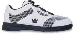 Brunswick Mens Fury White Right Hand-ALMOST NEW Bowling Shoes