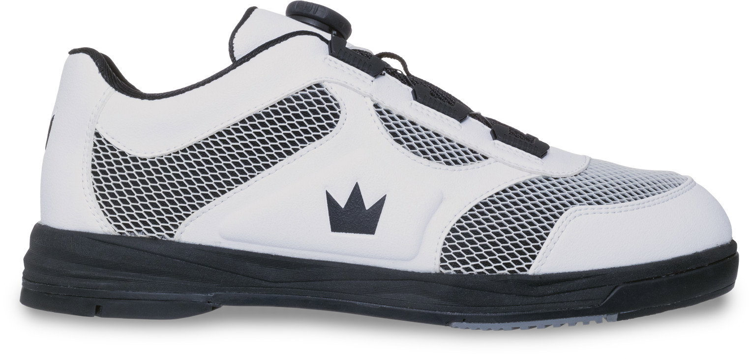 Brunswick Mens Fury White Right Hand Bowling Shoes + FREE SHIPPING