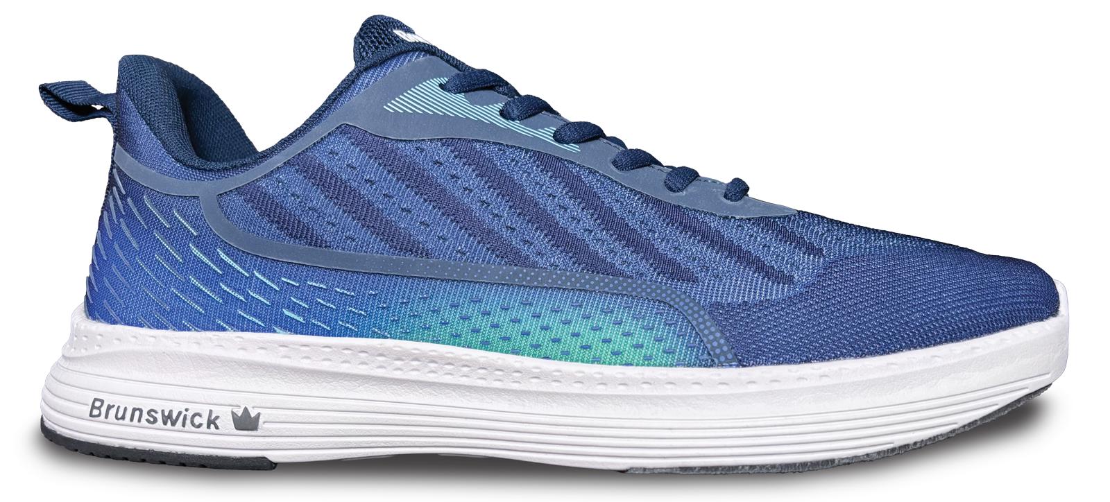 Brunswick Mens Prism Blue Bowling Shoes + FREE SHIPPING
