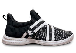 Brunswick Mens Slingshot Black/White-ALMOST NEW Bowling Shoes
