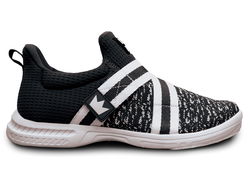 Brunswick Mens Slingshot Black/White Bowling Shoes
