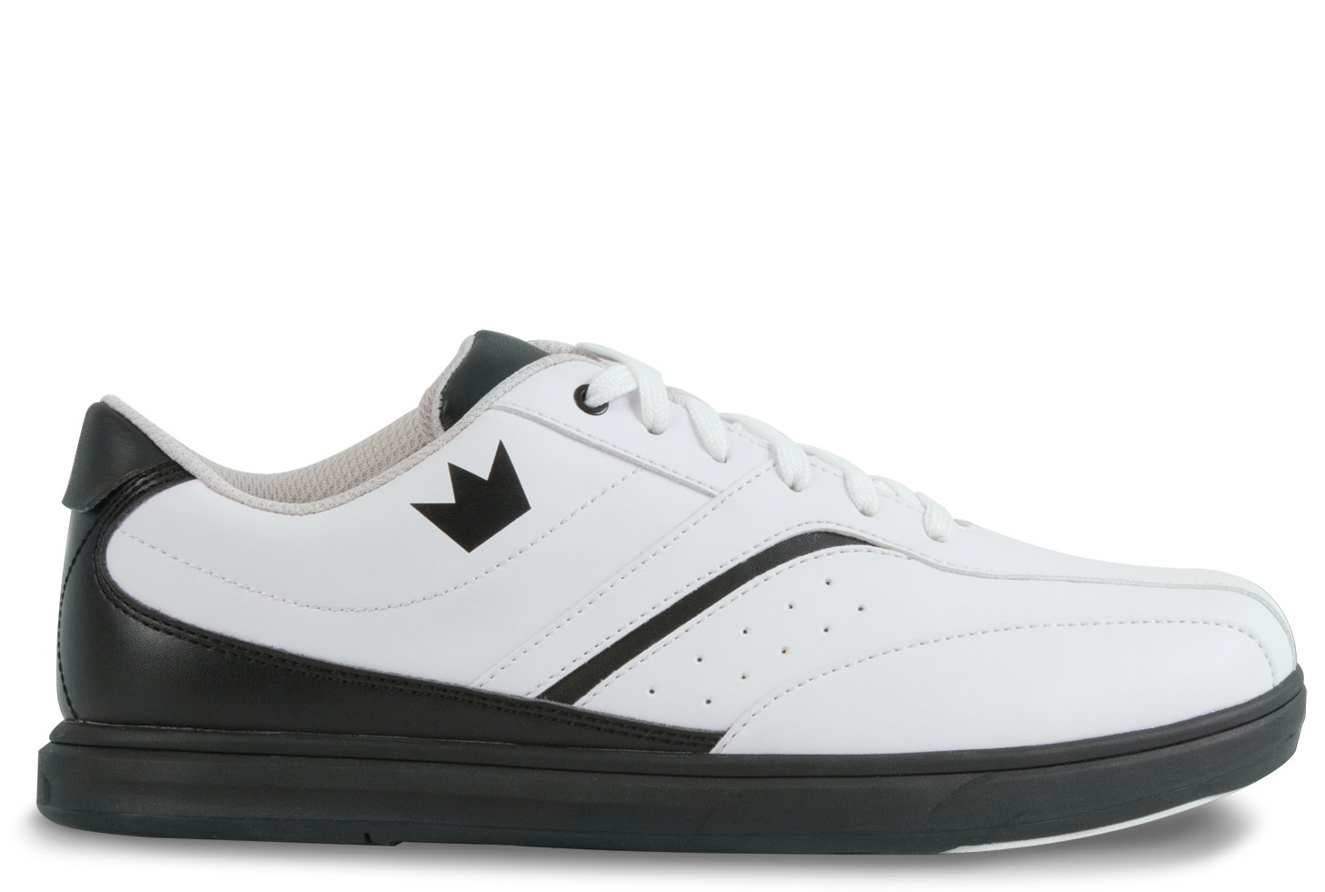 Brunswick Mens Vapor White/Black Bowling Shoes + FREE SHIPPING display picture 1