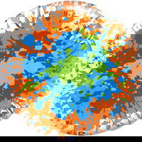 Brunswick Paint Splatter Viz-A-Ball ALT Image