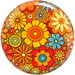 Review the Brunswick Retro Flowers Viz-A-Ball