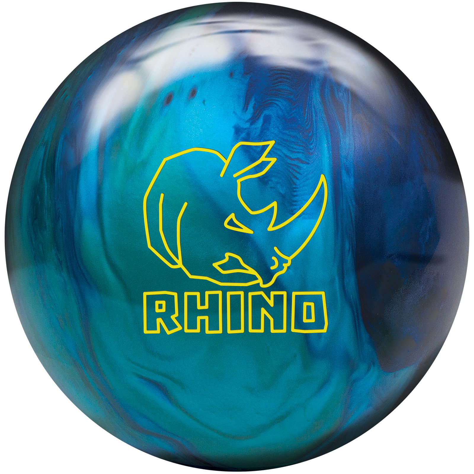 Brunswick Rhino Cobalt/Aqua/Teal Pearl Bowling Balls + FREE SHIPPING