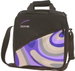 Review the Brunswick Target Zone Swirl Single Tote Violet/Sil