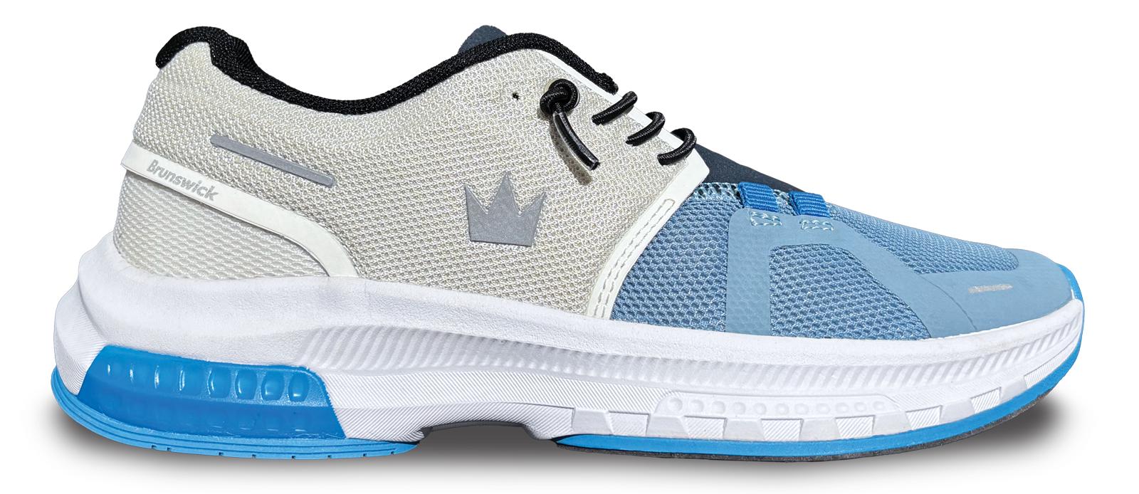 Brunswick Womens Alpine Blue/White Bowling Shoes + FREE SHIPPING