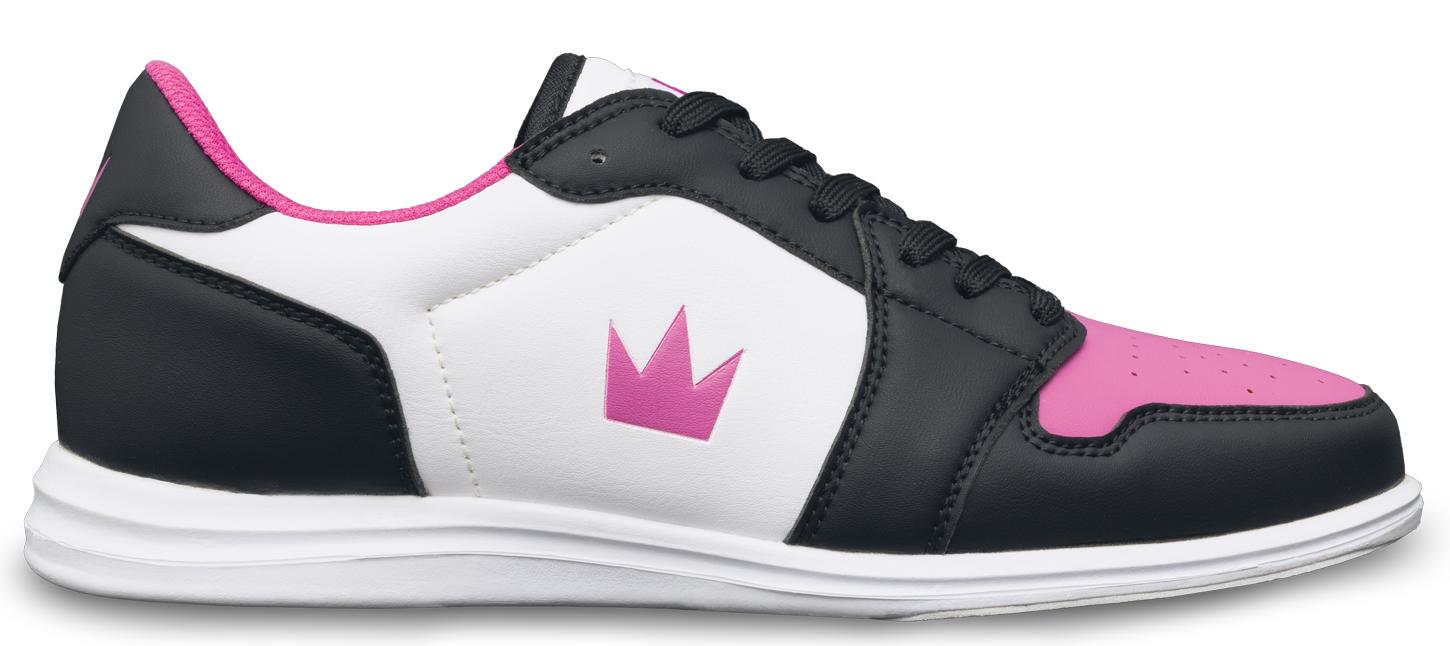 Brunswick Womens Lady Fanatic Black/Pink Bowling Shoes + FREE SHIPPING