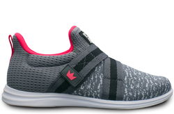 Brunswick Womens Versa Grey/Pink Bowling Shoes