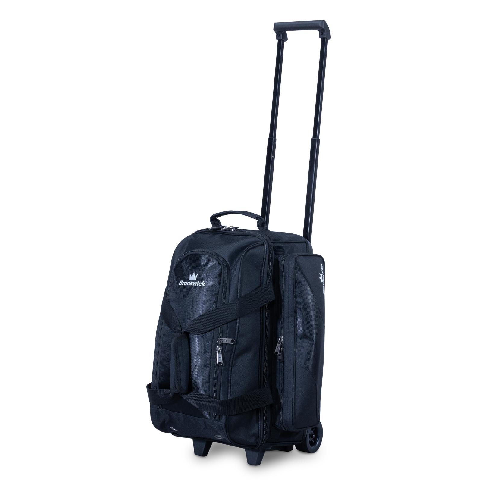 【美品】Brunswick クラウン2ボールローラー 黒×金 2ボール用 美品】Brunswick クラウン2ボールローラー 黒×金 2ボール用 【公式通販】