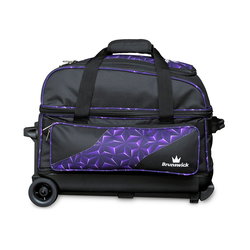 Brunswick Zone 2 Ball Roller Purple Prism Bowling Bags