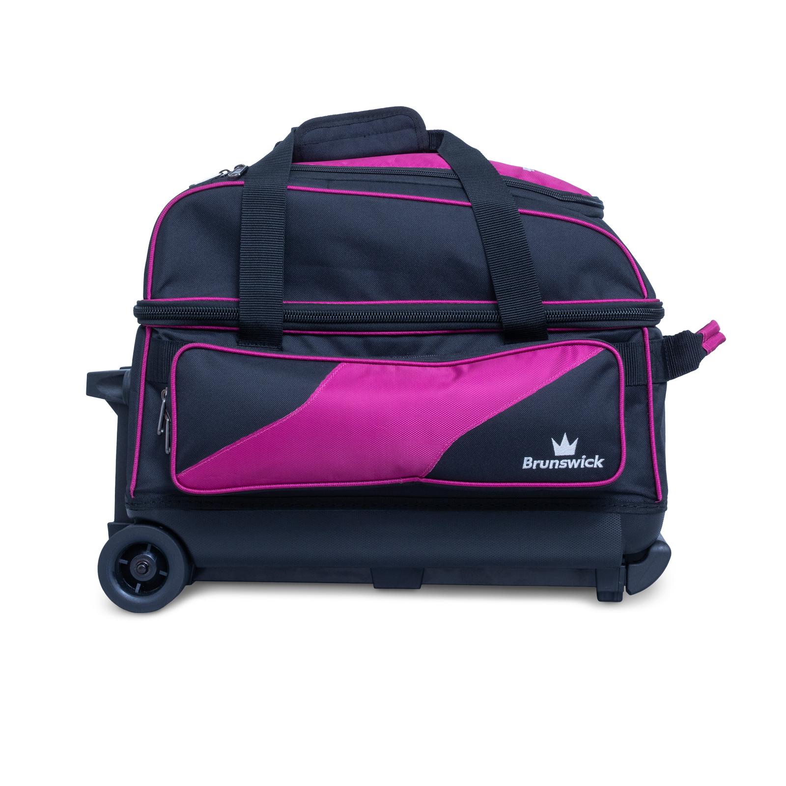 【極美品】2ボール用 Brunswick クラウン2ボールローラー Brunswick Zone 2 Ball Roller Raspberry + Free Shipping