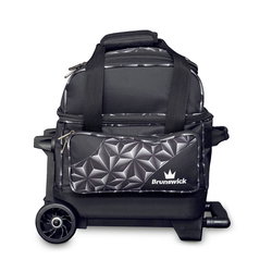 Brunswick Zone Single Roller Black Prism Bowling Bags
